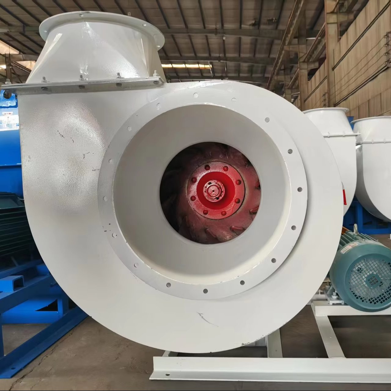 AC Centrifugal Cast Iron Fan for Indoor Ventilation Cooling Dust Removal Customizable OEM for Hotels Shopping Malls 380V